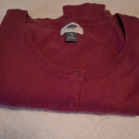 Old Navy Women's Cardigan in Deep Plum Size XL - Picture 11 of 11